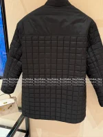 Hermes 2025 Fall/Winter Collection 🐎 Classic Timeless Plaid Stand-Collar Belted Design Insulated Coat - Warm & Comfortable - Image 22