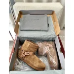 BALENCIAGA 2025 Fall/Winter Collection 🤎 Alaska Sof* Studded Lace-Up Snow Boots - Imported Suede with Shearling Lining - Image 10