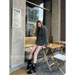 Dior 2025 Fall/Winter Collection 🖤 Artisan Cannage Embroidery Pocket Logo Tweed Hooded Jacket - Image 9