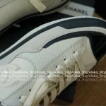 Chanel 2025 Fall/Winter Collection 🐼 Black-White Colorblock Patent/Lambskin Leather Classic Cortez Sneakers 👟 Two Colors Available - Image 13