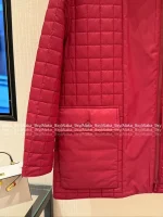 Hermes 2025 Fall/Winter Collection 🐎 Classic Timeless Plaid Stand-Collar Belted Design Insulated Coat - Warm & Comfortable - Image 20