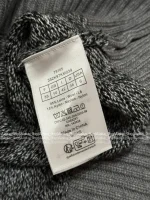 Dior 2025 Early Fall/Winter Collection 🆕 Snowflake Jacquard Gray Tone Embroidered Bee Logo Wool Knit Cardigan - Image 15