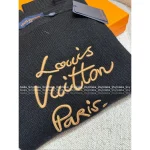Louis Vuitton 2025 Early Fall/Winter Collection 🤎 Embroidered Letter Logo Round Neck Wool/Cashmere Blend Pullover Knit Sweater - Image 12