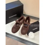 Chanel 2025 Fall/Winter Collection 🐻 Teddy Bear Imported Suede Lamb Shearling Mary Jane Flats ~ Ultra Comfort - Image 14