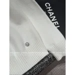 Chanel 2025 Fall/Winter Collection 🎀 Cut-Out Crochet Bow Round Neck Pullover Wool Sweater for Women - Image 8