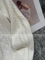 Vivienne Westwood 2025 Fall/Winter Collection 🛰️ Hooded Jacquard Satellite Logo Wool Knit Sweater for Women - Image 12