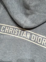 Dior 2025 Early Fall/Winter Collection ⭐️ Hooded Jacquard Letter Logo Cashmere Zip-Front Jacket Knit Cardigan - Image 20