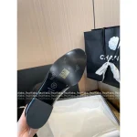 Chanel 2025 Fall/Winter Collection 👢 Quilted Pattern Embossed Logo Imported Genuine Patent Leather Equestrian Boots - Image 22