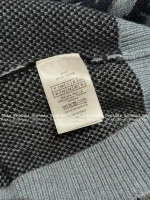 Dior 2025 Fall/Winter Collection 💙 Round Neck Jacquard Letter Logo Blue Pullover Cashmere Wool Sweater - Image 12