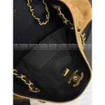 Chanel In Stock 🤎 2025 Atelier Collection Runway Style Suede & Metal Chain ⛓️ Tote - Imported Full-Y Hardware Fabric - Image 18