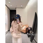 Chanel 2025 Fall/Winter Collection 🐑 Imported Shearling Gem Button Stand-Collar Faux Fur Coat / Vest for Women - Image 10
