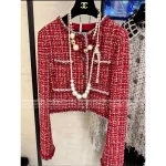 Chanel Festive Holiday Collection for the Sophisticated Woman ♥️ 2025 Fall/Winter Series Imported Tweed Wool Woven Pocket Blazer / Midi Skirt / Wide-Leg Pants - Image 9