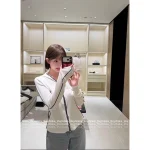 Chanel Two Colors Keeper Piece / Dust Bag Included 2025N CoCo Neige ❄️ Ski Series Fall/Winter New Zip-Front Embroidered Wool Knit Cardigan - Image 2