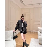 CHROME HEARTS 2025 Fall/Winter Collection 🤍 Printed Cross Logo Stand-Collar Oversized Puffer Coat 90% White Duck Down - Image 10