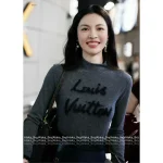 Dior 100% Cashmere ⭐️ 2025 Early Fall/Winter Collection Gold-Thread Embroidered Star Logo Round Neck Cashmere Pullover - Image 2