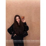 Chanel 2025 Ski Collection ❕ “Most Beautiful Eco-Fur” All-Over Sequin Embroidery Print Logo Lapel 3/4 Sleeve Fur Coat with Silk Lining - Image 5