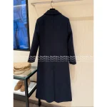 Chanel 2025 Fall/Winter Collection 🔍 Structured Lapel Pocket Wool Long Coat for Women - Image 4