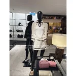 Chanel 2025 Fall/Winter CoCo Neigh Ski Collection 🤍 Teddy Cream Faux Fur Round Neck Kashmir Cashmere/Silk Cardigan & Midi Skirt for Women - Image 11