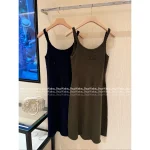 miumiu 2025 Early Fall/Winter Collection 🆕 Imported Merino Wool 🐑 Sleeveless Knit Dress for Women - Image 6