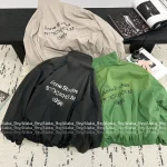 ACNE STUDIOS 1966 Classic Letter Logo Fall/Winter New Color-Gradient Storm Jacket. Unisex Relaxed Fit