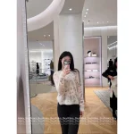 Dior 2025 Fall/Winter Collection 🦋 Imported Mulberry Silk/Alpaca/Cashmere Blend Pullover Embroidered Butterfly Sweater - Image 5