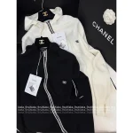 Chanel Two Colors Keeper Piece / Dust Bag Included 2025N CoCo Neige ❄️ Ski Series Fall/Winter New Zip-Front Embroidered Wool Knit Cardigan