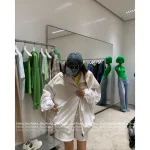 ACNE STUDIOS 1966 Classic Letter Logo Fall/Winter New Color-Gradient Storm Jacket. Unisex Relaxed Fit - Image 3