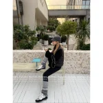 Chanel 2025 Fall/Winter Collection ©️©️ Ski Series Tech-Futuristic Silver Tone Motion Classic Cortez Sneakers for Women - Stylish & Super Comfortable~ - Image 16