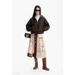 Louis Vuitton 2025 Fall/Winter Collection 🐻 Hooded Patterned Cropped Zip-Up Puffer Jacket for Women - Image 16