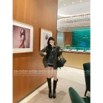 Prada High-Quality Beauty Style ~ 2025 Early Fall/Winter Collection Wide-Calf Motorcycle Boots 👢 Custom Imported Leather Gift Box - Image 3