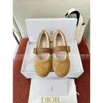 Dior 2025 Fall/Winter Collection 🐑 Shearling Imported Shearling-Lined Frost Ballet Flats 🩰 Cozy & Warm - Image 2