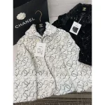 Chanel 2025 Ski Collection ❕ “Most Beautiful Eco-Fur” All-Over Sequin Embroidery Print Logo Lapel 3/4 Sleeve Fur Coat with Silk Lining - Image 2