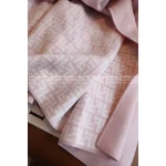 FENDI Winter Styling 🌸 FF 2025 Fall/Winter New Double-Faced Cashmere Sakura Pink Hooded Cape with Pockets - Image 14