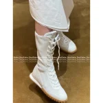 Hermes 2025 Early Fall American Casual Old Money Style | Sophisticated Woman's Casual Baseball & Golf Ankle Boots - Image 9