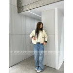 Prada 2025 Early Fall/Winter Collection ▶️ Lapel Classic Badge Logo Pocket Quilted Puffer Coat for Women - Image 8