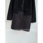 Louis Vuitton 2025 Early Fall/Winter Collection 🔍 Patchwork Hooded Design Wool-Blend Quilted Coat for Women - Mid-Length, Slimming & Elegant - Image 8