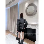 CHROME HEARTS 2025 Fall/Winter Collection 🤍 Printed Cross Logo Stand-Collar Oversized Puffer Coat 90% White Duck Down - Image 4