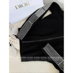 Dior "Slimming Silhouette Style" 🖤 D+ 2025 Fall/Winter Collection Slim-Fit Stand-Collar Zip-Front Cashmere Knit Cardigan - Image 8
