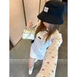 miumiu 2025 Early Fall/Winter Collection 🌷 "Pure Floral" Round Neck Logo Slim-Fit Cotton Dress / Short Sleeve / Tank Top Full Collection - Image 14