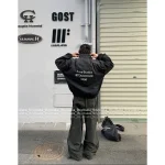 ACNE STUDIOS 1966 Classic Letter Logo Fall/Winter New Color-Gradient Storm Jacket. Unisex Relaxed Fit - Image 14