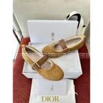 Dior 2025 Fall/Winter Collection 🐑 Shearling Imported Shearling-Lined Frost Ballet Flats 🩰 Cozy & Warm - Image 14