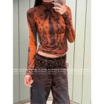 ACNE STUDIOS 2025 Fall/Winter Collection 🍂 Ombré Dye Enzyme Wash High-Waist Slimming Belt Jeans 👖 Wide-Leg Pants - Image 15