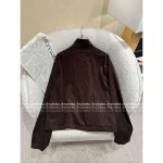 RALPH LAUREN 2025 Early Fall/Winter Collection 🐻 Corduroy Embroidered Logo Mock Neck Zip-Front Jacket for Women - Image 15