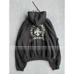 CHROME HEARTS 2025 Fall/Winter Collection 🩶 Brushed Cotton Zip-Front Sanskrit Print Logo Hooded Jacket for Women