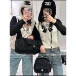 Chanel 2025 Fall/Winter CoCo Neige Ski Collection ❄️ Artisan Imported Silk Velvet Quilted Mini Backpack / Rucksack for Women - Image 15