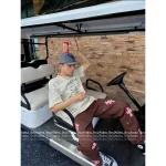CHROME HEARTS 2025 Fall/Winter Collection 🤎 Maillard Brown Tones Pink Genuine Leather Cross Detail Cargo Pants - Image 12