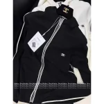 Chanel Two Colors Keeper Piece / Dust Bag Included 2025N CoCo Neige ❄️ Ski Series Fall/Winter New Zip-Front Embroidered Wool Knit Cardigan - Image 15