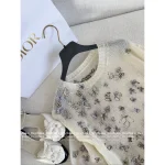 Dior 2025 Fall/Winter Collection 🦋 Imported Mulberry Silk/Alpaca/Cashmere Blend Pullover Embroidered Butterfly Sweater - Image 13