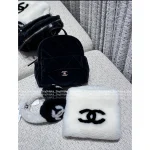 Chanel 2025 Fall/Winter CoCo Neige Ski Collection ❄️ Artisan Imported Silk Velvet Quilted Mini Backpack / Rucksack for Women - Image 14