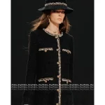 Chanel 2025 Fall/Winter Collection 🖤 Four-Pocket Tweed Woven Wool Mid-Length Blazer with Silk Lining - Image 14